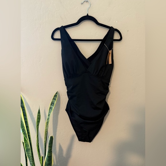 SHAPELLX Smart Sculpt Plunge Cutout Swimsuit- NWT - Picture 7 of 13